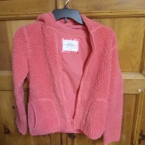 Old Navy Coral Fleece Outerwear